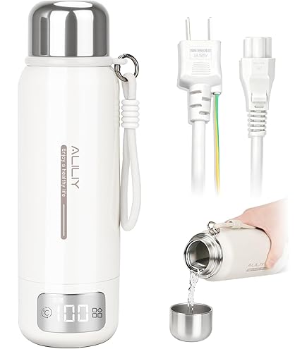 電気ケトル トラベルケトル　500ml ポータブル 保温保冷 ステンレス Amazon | ポータブル電気ケトル 電気ポット 電気ケトル 小型 トラベル